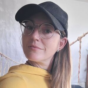 Black Shimmer Baseball Cap